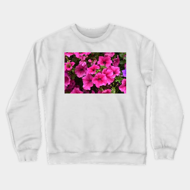 Real Beautiful Flowers outside Crewneck Sweatshirt by kamtec1